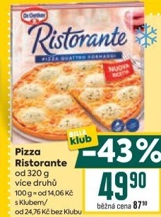 Pizza mražená Ristorante Dr. Oetker