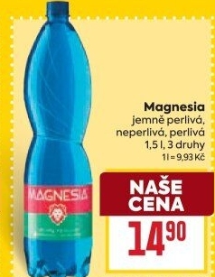 Přírodní voda Magnesia