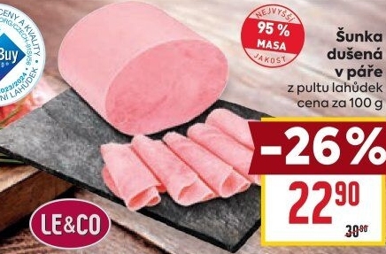 Šunka vepřová dušená nejvyšší jakosti LE&amp