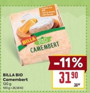 Sýr Camembert Bio Billa