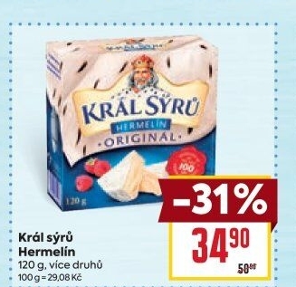 Sýr Hermelín Král sýrů
