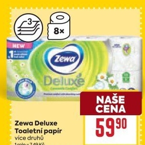 Toaletní papír 3vrstvý Deluxe Zewa