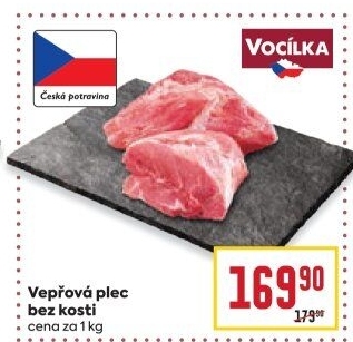 Vepřová plec bez kosti Vocílka