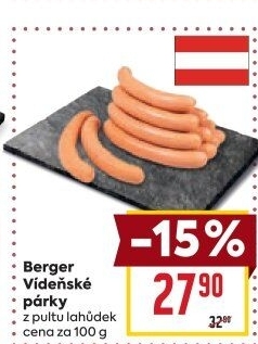 Vídeňské párky Berger