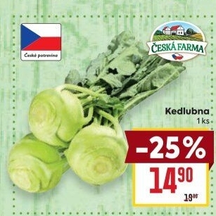 Kedlubna Česká farma
