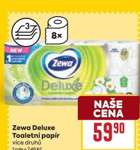 Toaletní papír 3vrstvý Deluxe Zewa
