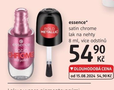 Lak na nehty Satin Chrome Essence