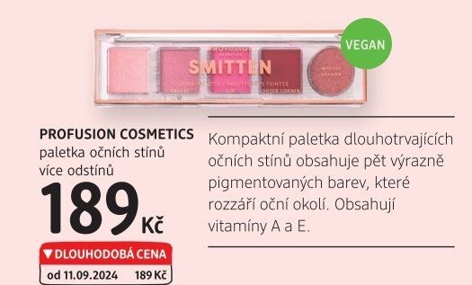 Paletka očních stínů Profusion