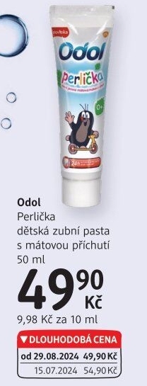 Pasta na zuby dětská Perlička Odol