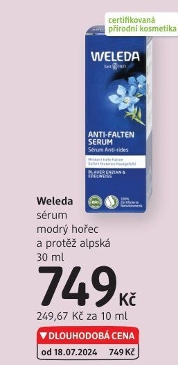 Pleťové sérum Weleda