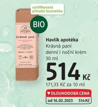 Pleťový krém Krásná paní Havlík Apoteka
