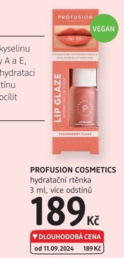 Rtěnka hydratační Profusion