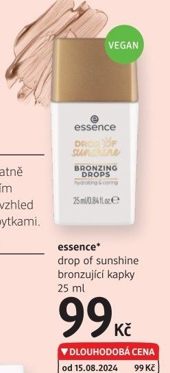 Samoopalovací kapky Drop of sunshine bronzing drops Essence