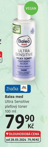 Toner pleťový Balea med