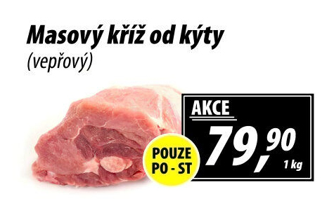 Masový kříž od kýty vepřový