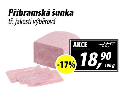Šunka výběrová příbramská