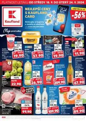 akční leták Kaufland 18.9.2024-24.9.2024