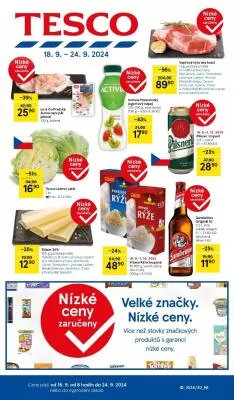 akční leták Tesco 18.9.2024-24.9.2024