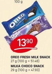 Fresh Milk snack Oreo