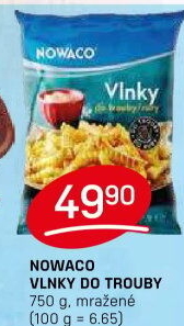 Hranolky vlnky mražené Nowaco