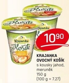 Jogurt ochucený Ovocný košík Krajanka