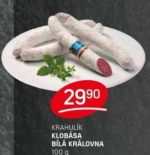 Klobása Bílá královna Krahulík