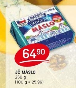 Máslo Jihočeské Madeta
