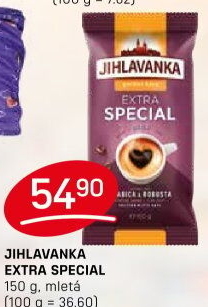 Mletá káva extra speciál Jihlavanka