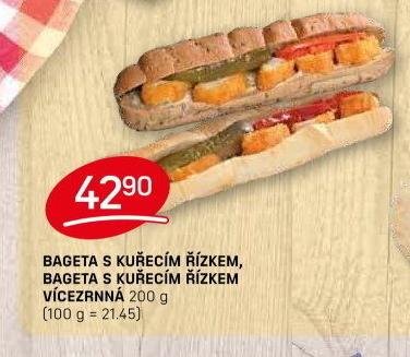 Obložená bageta