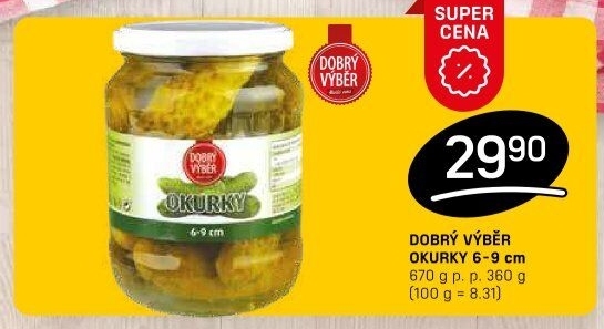 Okurky Dobrý Výběr