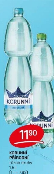 Přírodní voda Korunní