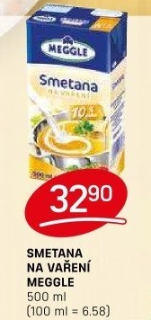 Smetana na vaření Meggle