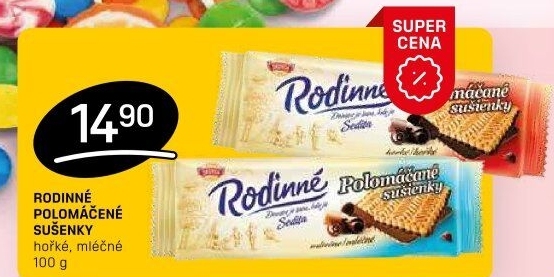 Sušenky Rodinné polomáčené Sedita