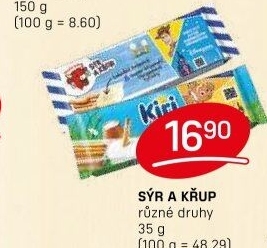 Sýr a křup Veselá kráva
