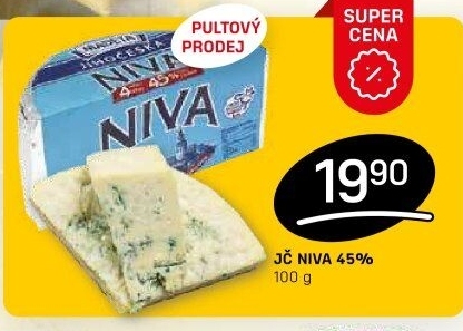 Sýr Niva Jihočeská 45% Madeta