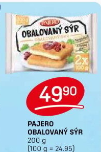 Sýr obalovaný mražený Pajero