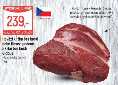 Hovězí kližka bez kosti Globus