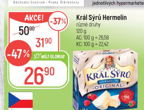 Sýr Hermelín Král sýrů