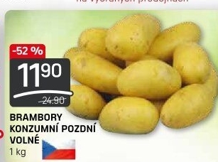 Brambory konzumní pozdní