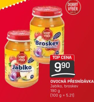Přesnídávka ovocná Dobrý Výběr