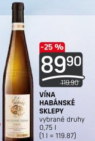 Vína Habánské sklepy