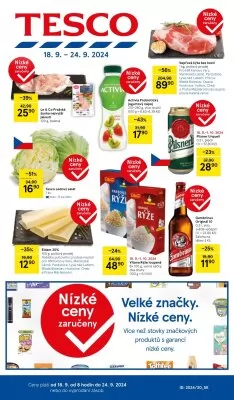 akční leták Tesco 18.9.2024-24.9.2024