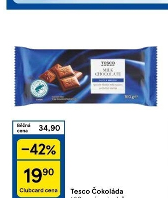 Čokoláda Tesco