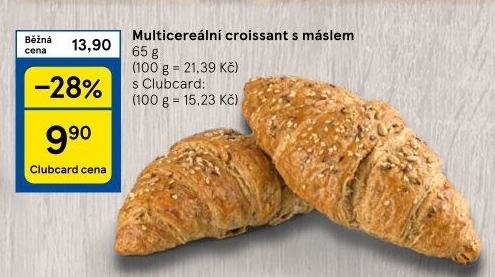 Croissant multicereální