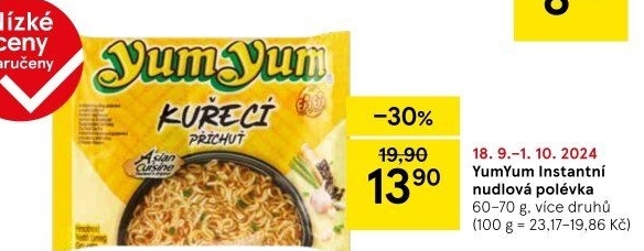 Instantní polévka YumYum