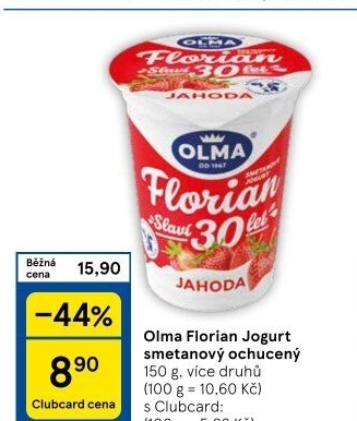 Jogurt smetanový Florian Olma