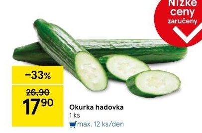 Okurka salátová - hadovka