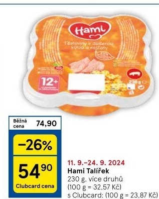 Příkrm Malý gurmán Hami