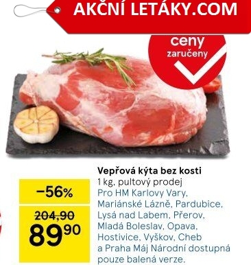 Vepřová kýta bez kosti