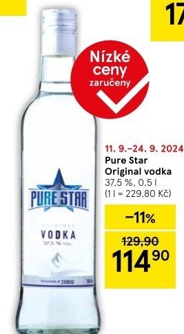 Vodka Pure Star